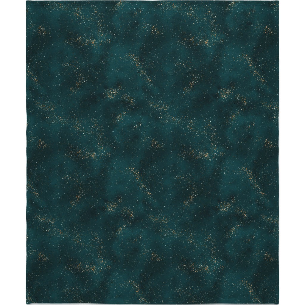 Stardust - Green Blanket, Fleece, 50x60, Green, Classic Green