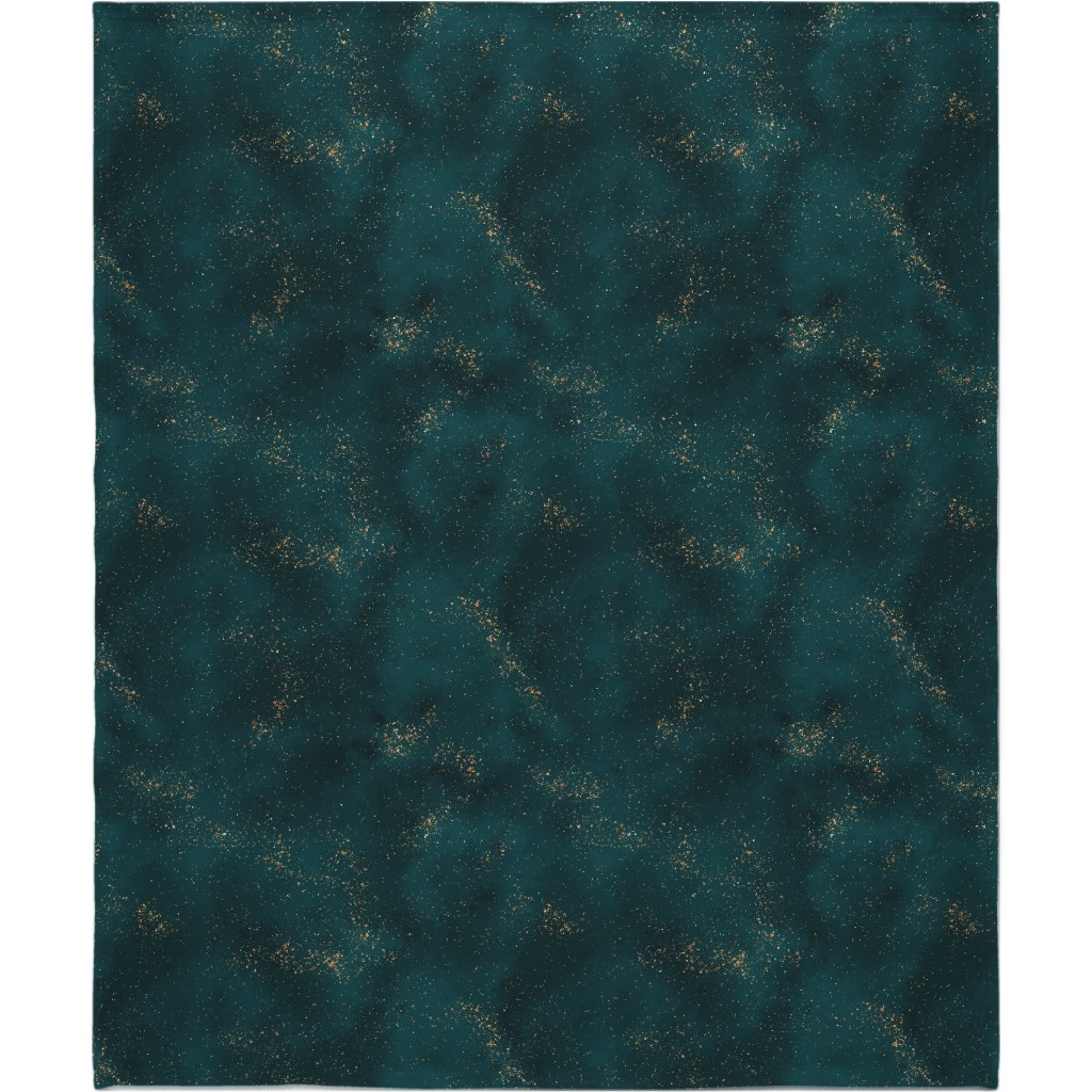 Stardust - Green Blanket, Fleece, 50x60, Green