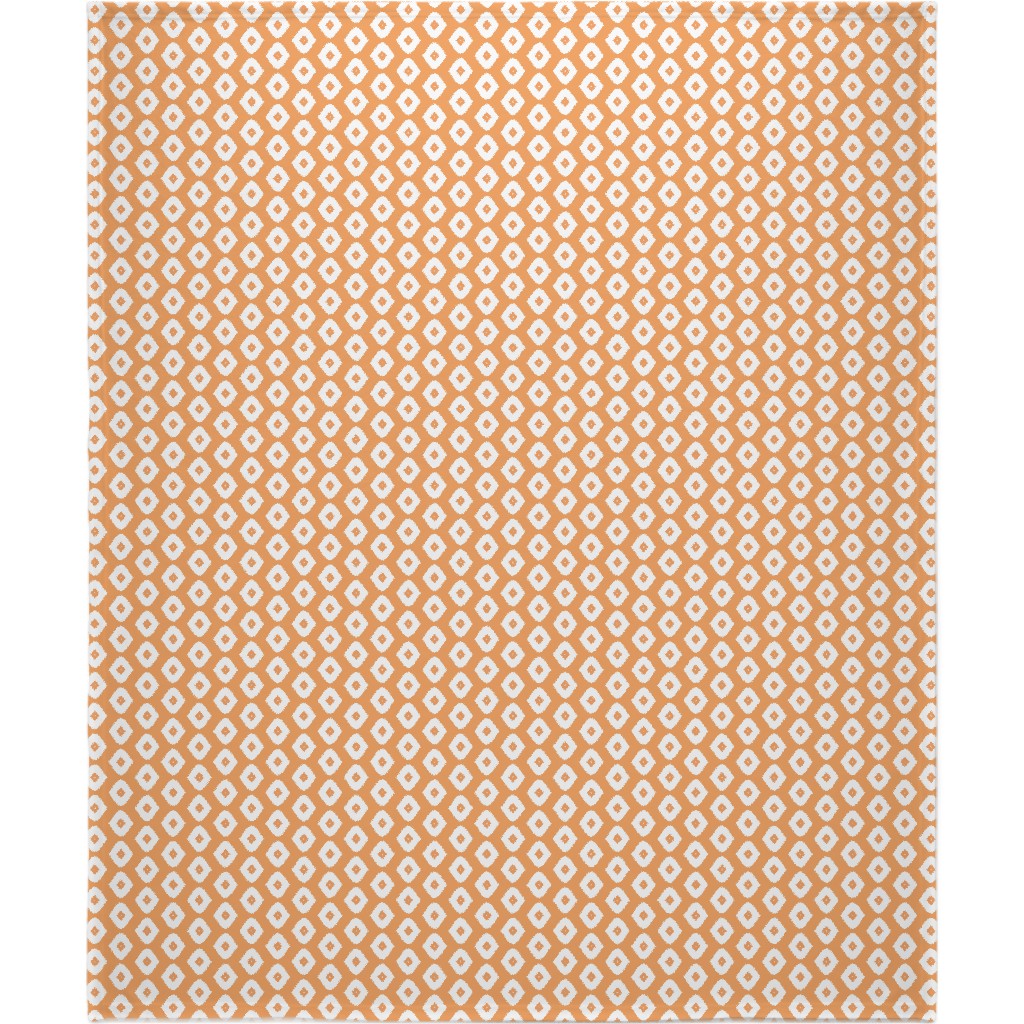 Diamond Girl - Orange Blanket, Fleece, 50x60, Orange