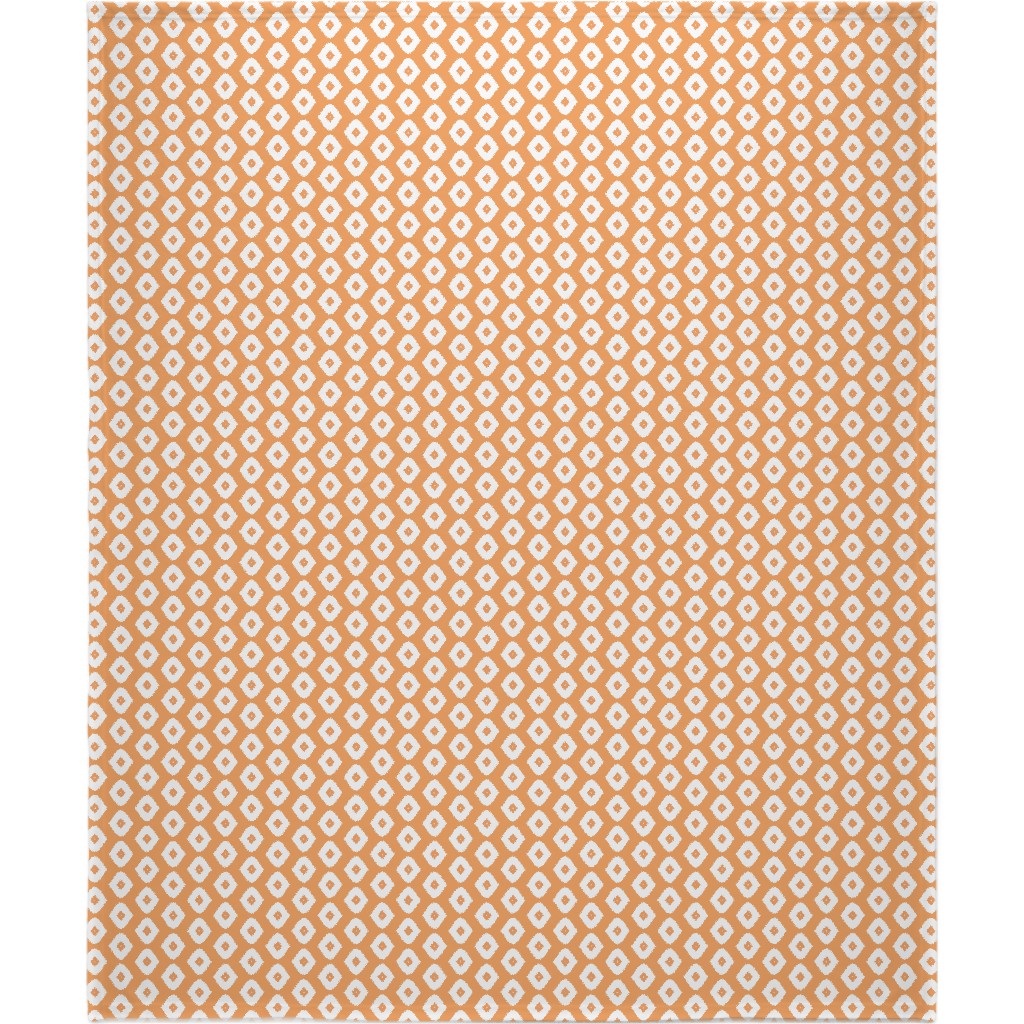 Diamond Girl - Orange Blanket, Fleece, 50x60, Orange, Orange