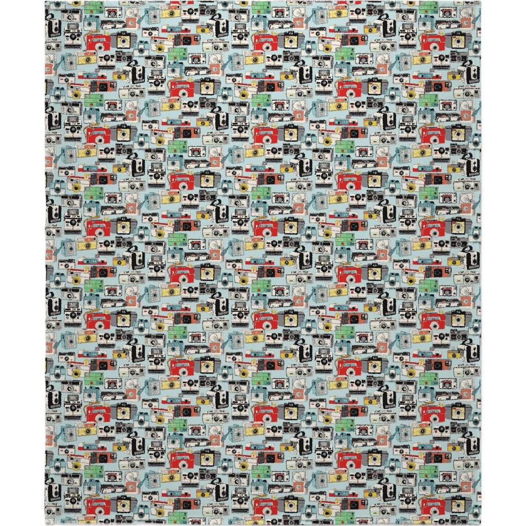 Make It Snappy Blanket, Fleece, 50x60, Multicolor, Rain