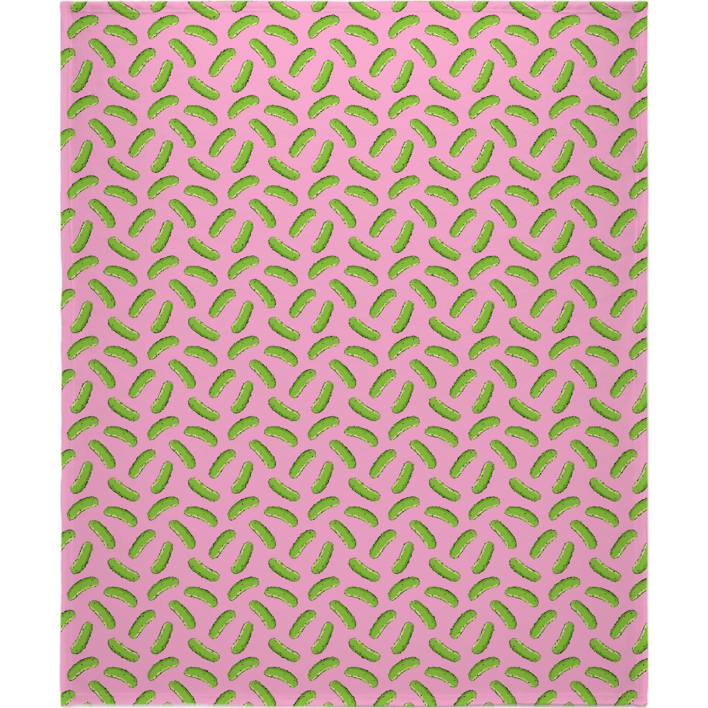 Pickles - Pink Blanket, Fleece, 50x60, Pink, Bright Pink