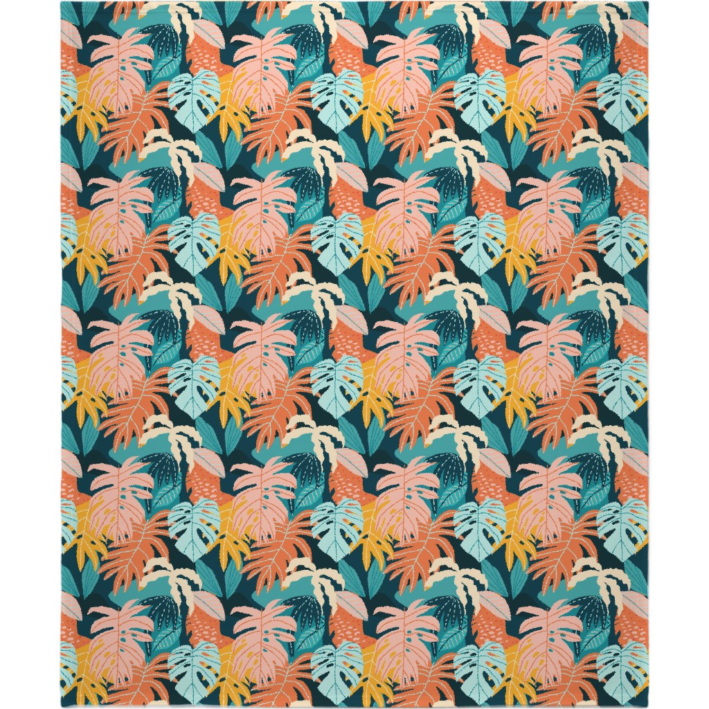 Colors of the Jungle - Multi Blanket, Fleece, 50x60, Multicolor
