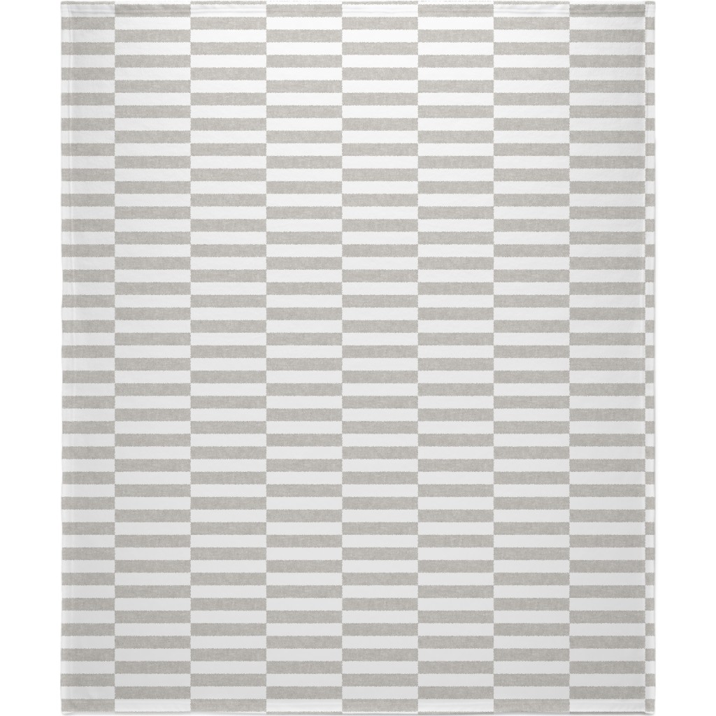 Tiles - Rectangles - Stone Blanket, Fleece, 50x60, Gray, Gray