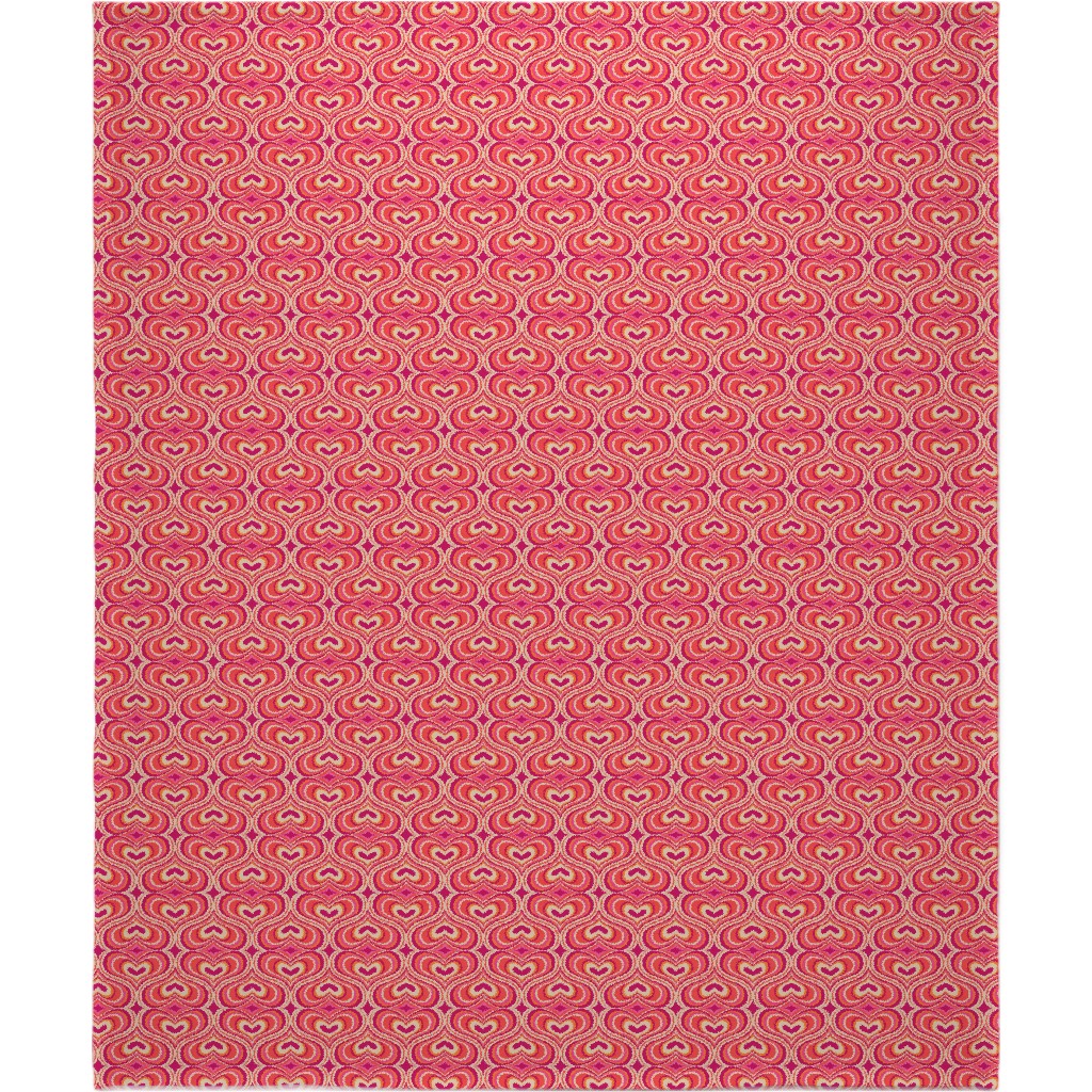 I Think I Love You - Red Blanket, Plush Fleece, 50x60, Red