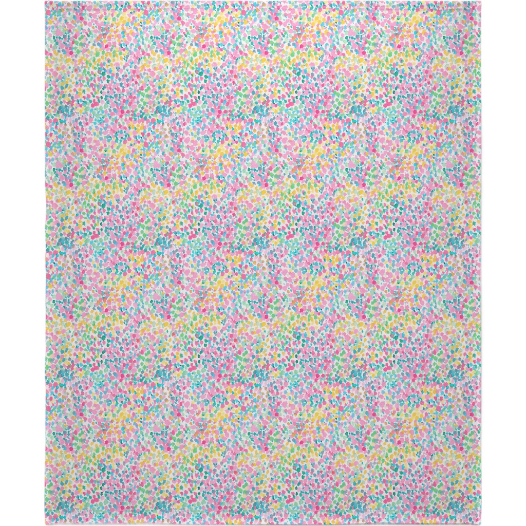 Lighthearted Summer Blanket, Plush Fleece, 50x60, Multicolor