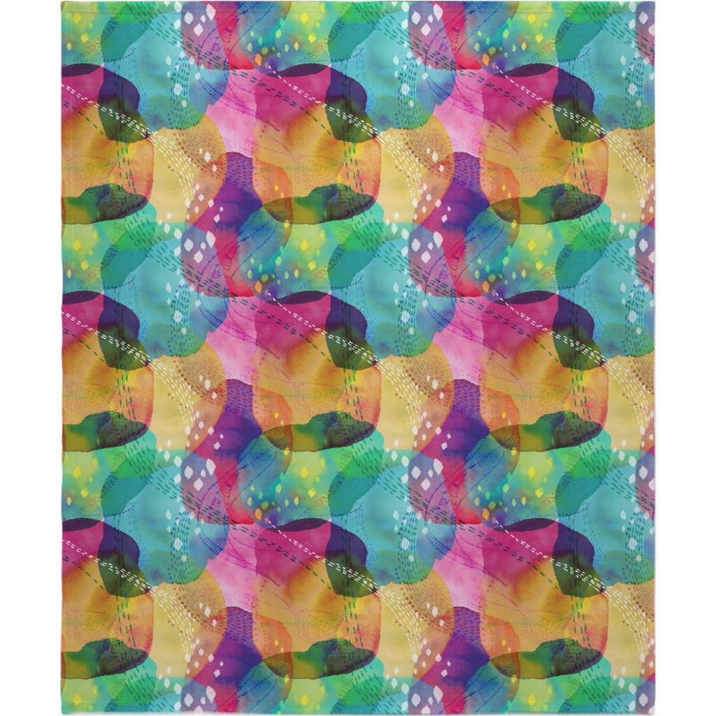 Daydreaming Blanket, Plush Fleece, 50x60, Multicolor
