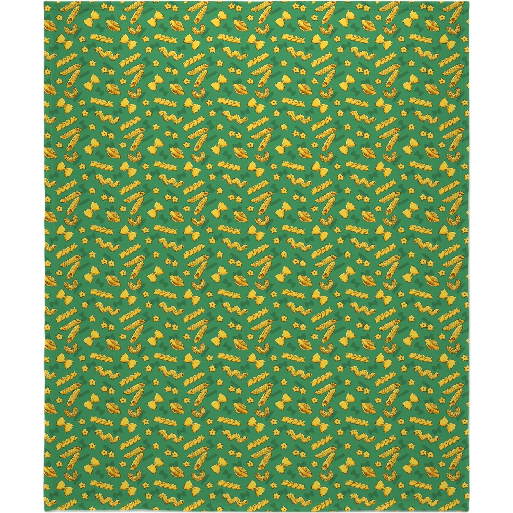 Pasta Blanket, Sherpa, 50x60, Green