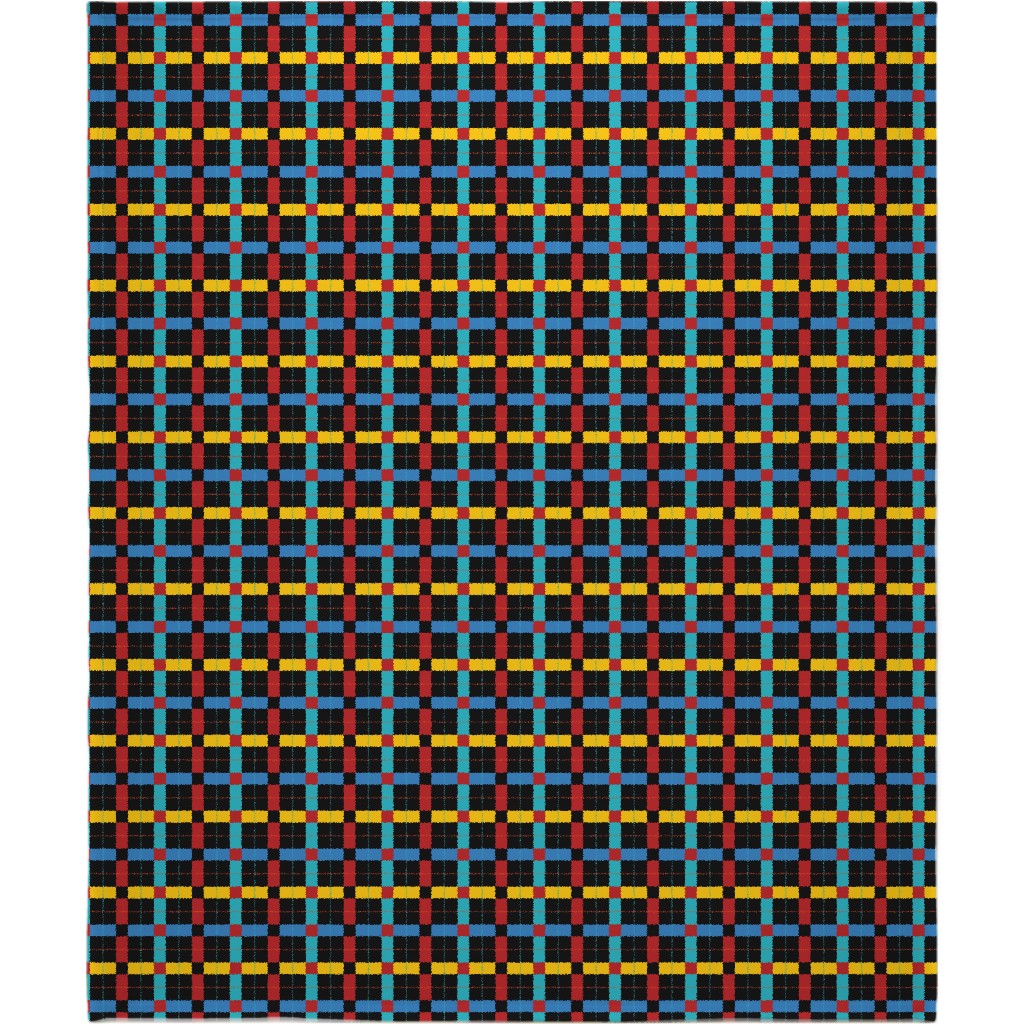 Pnw Pike Plaid - Multi Blanket, Sherpa, 50x60, Multicolor