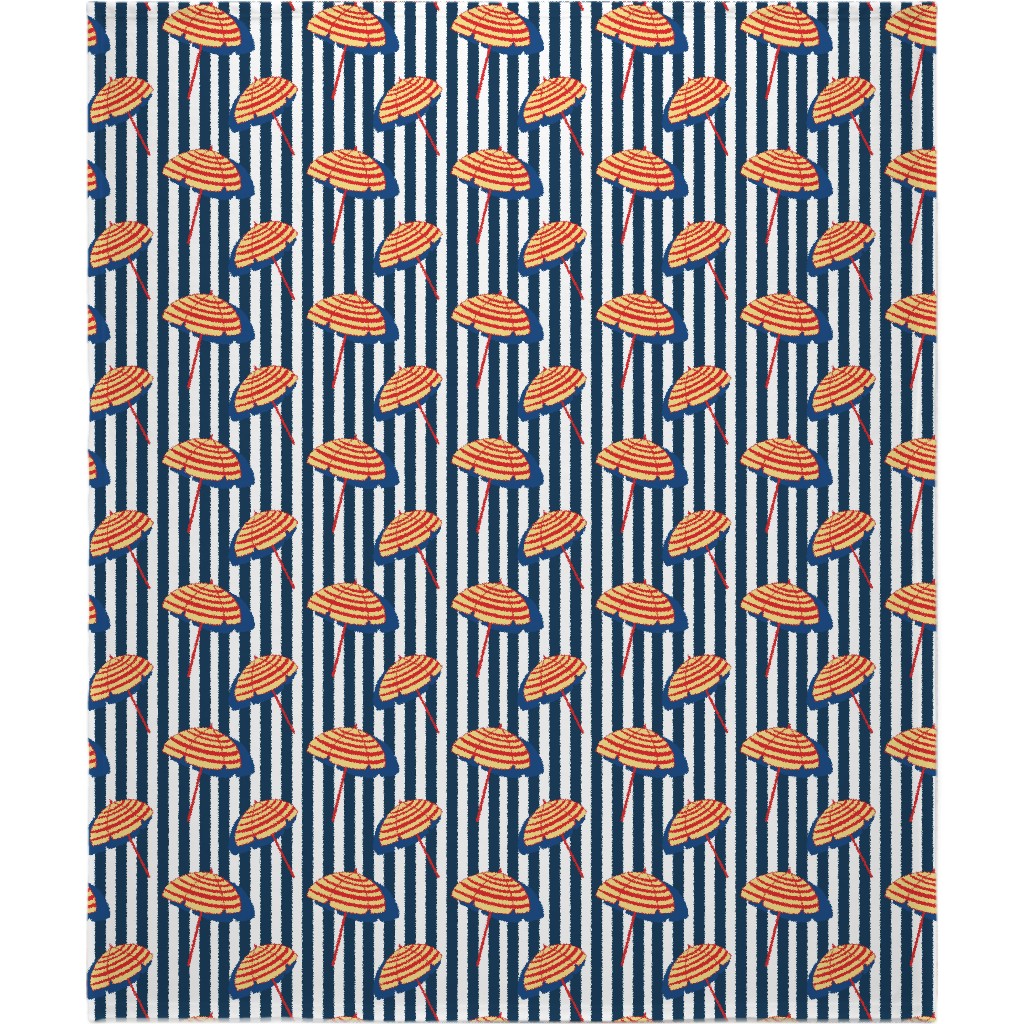 Positano Blanket, Sherpa, 50x60, Blue, True Blue