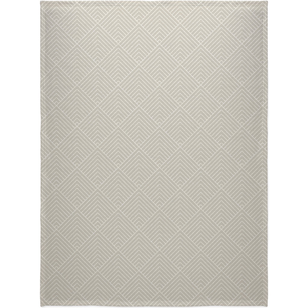 Beige Fleece Blanket