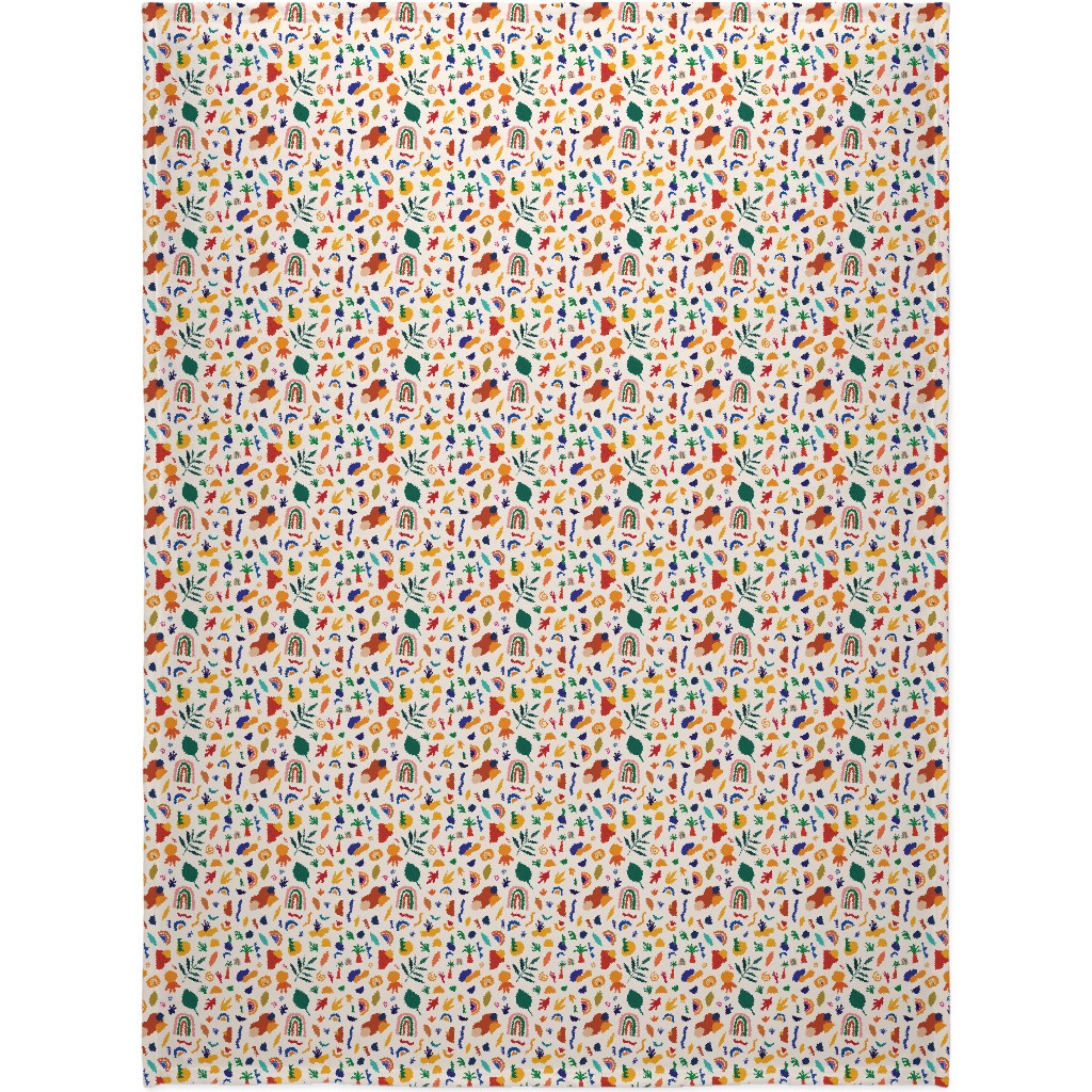 Seamless Pattern - Multi Blanket, Fleece, 60x80, Multicolor