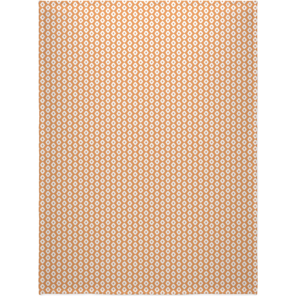 Diamond Girl - Orange Blanket, Fleece, 60x80, Orange