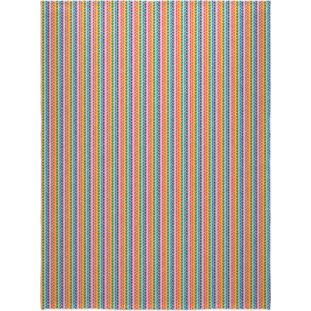 Rainbow of Love - Multi Blanket, Fleece, 60x80, Multicolor