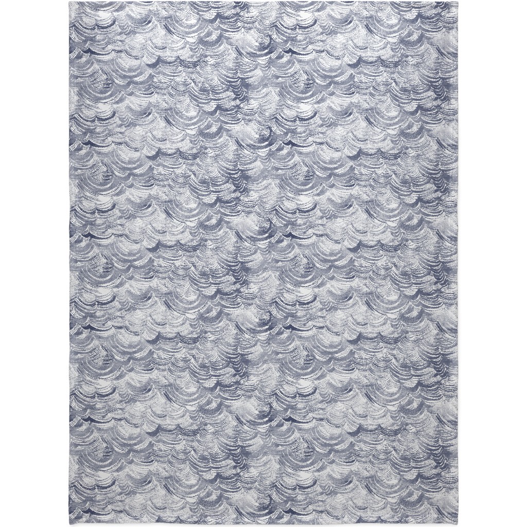 Wild Ocean Blanket, Fleece, 60x80, Gray, Gray