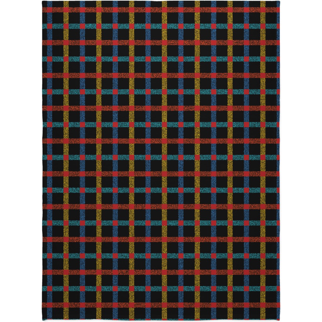 Pnw Rainier Plaid Blanket, Fleece, 60x80, Multicolor