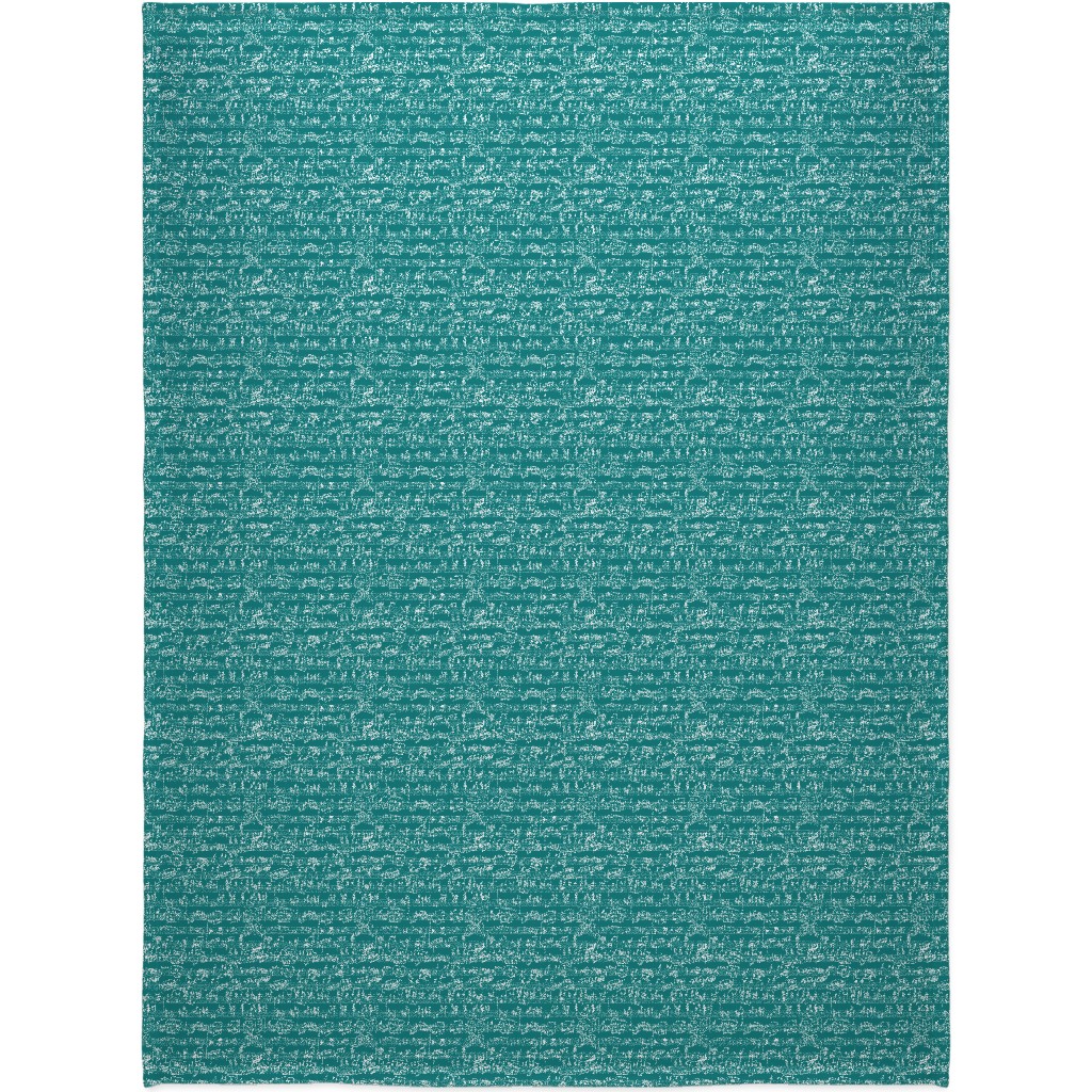 Handwritten Sheet Music Blanket, Fleece, 60x80, Green