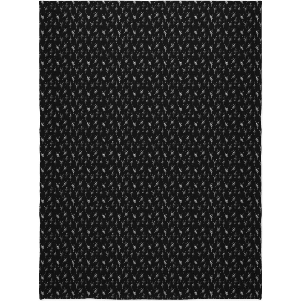Ballerinas Blanket, Fleece, 60x80, Black, Black