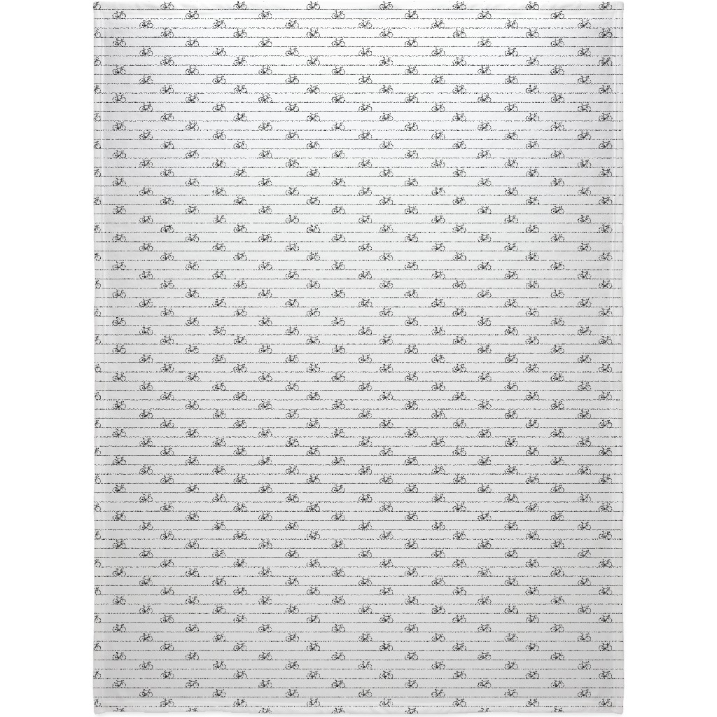 Biking Blanket, Fleece, 60x80, White, White
