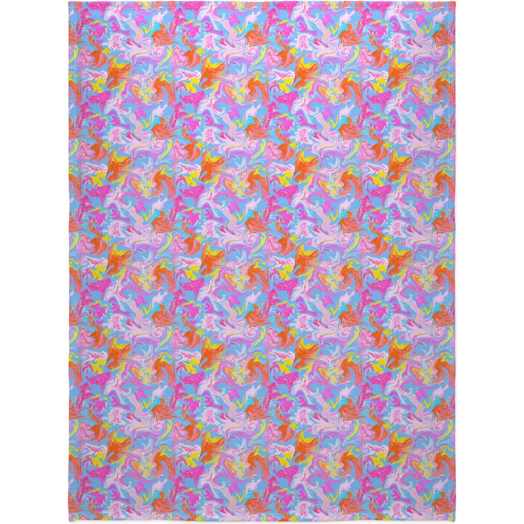 Summer Splash Blanket, Fleece, 60x80, Multicolor