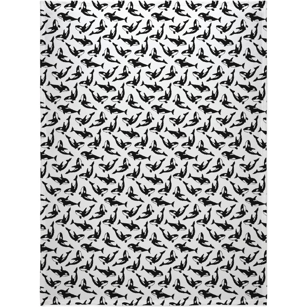 Orca Blanket, Fleece, 60x80, White, White