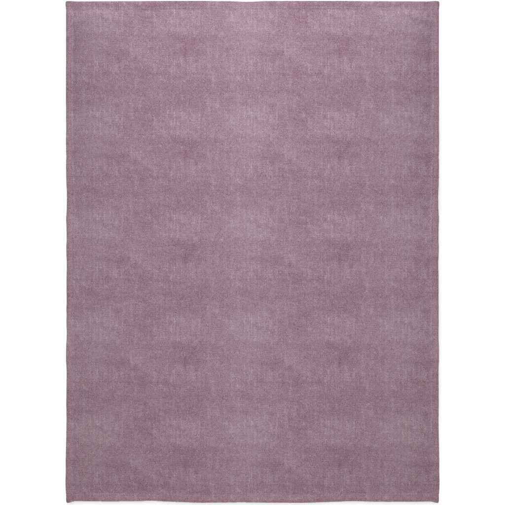 Purple Fleece Blanket Birthday Gift