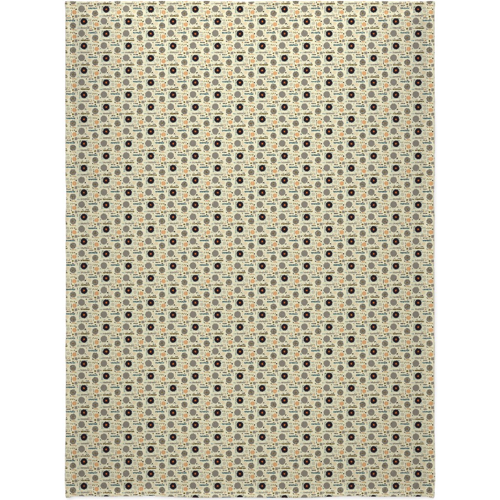 Bauhaus Records - Multicolor Blanket, Fleece, 60x80, Multicolor