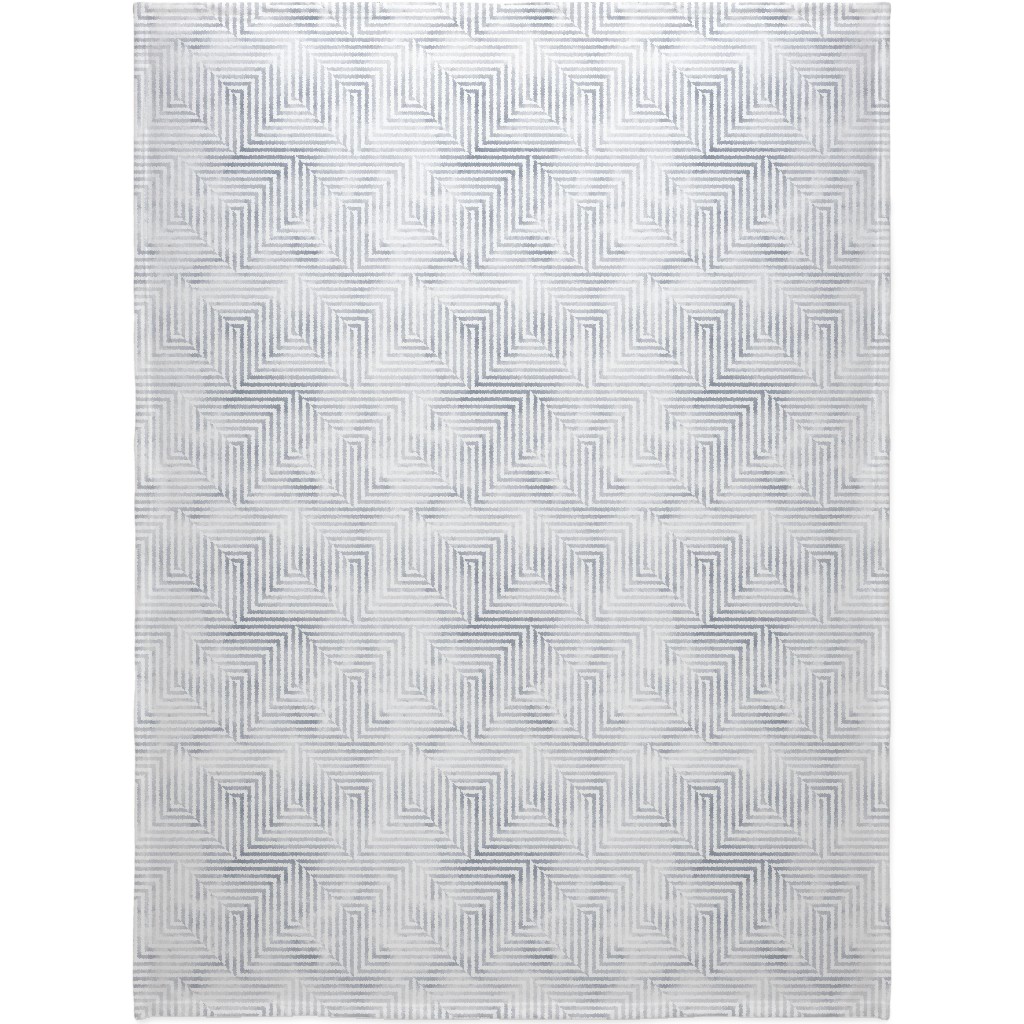 Baltimore - Soft Gray Blanket, Plush Fleece, 60x80, Gray