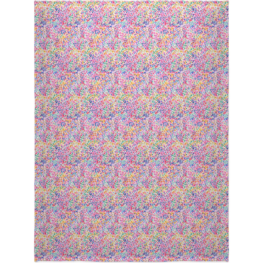 Lighthearted Pastel - Multi Blanket, Plush Fleece, 60x80, Multicolor