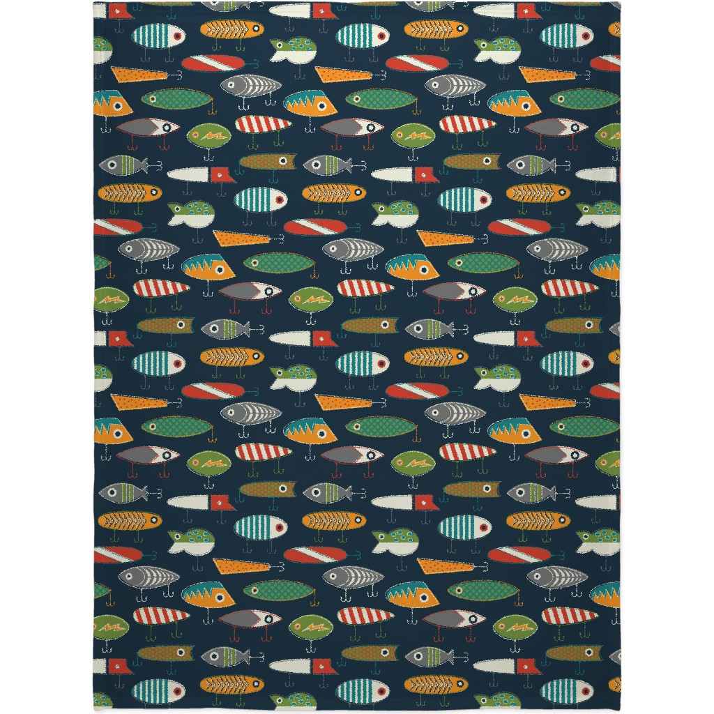 Hooked Up - Multi Blanket, Plush Fleece, 60x80, Multicolor