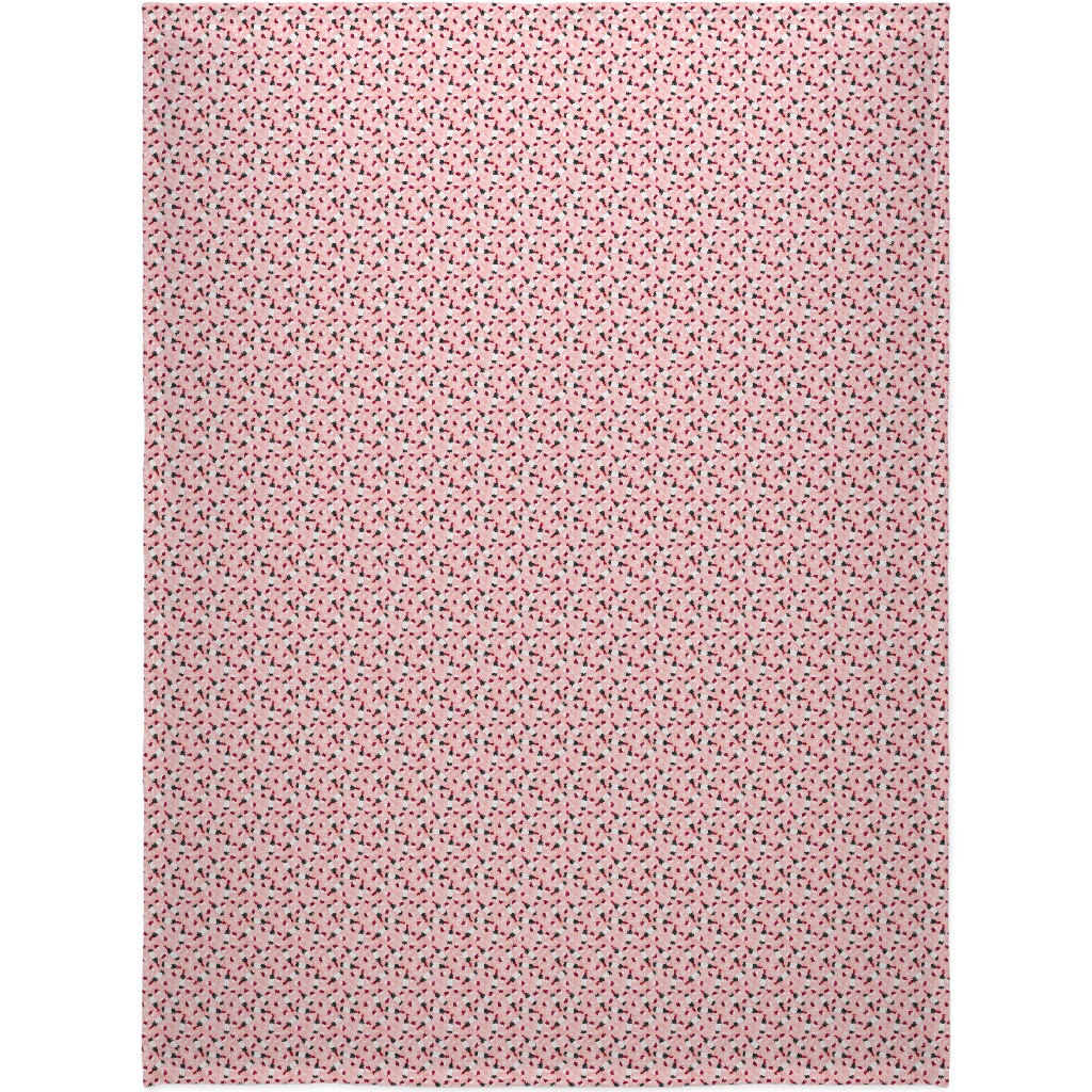 Pink And Red Blanket