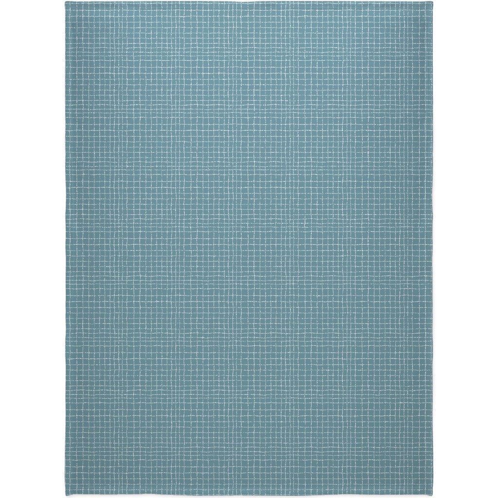 Springfield - Blue Blanket, Sherpa, 60x80, Blue