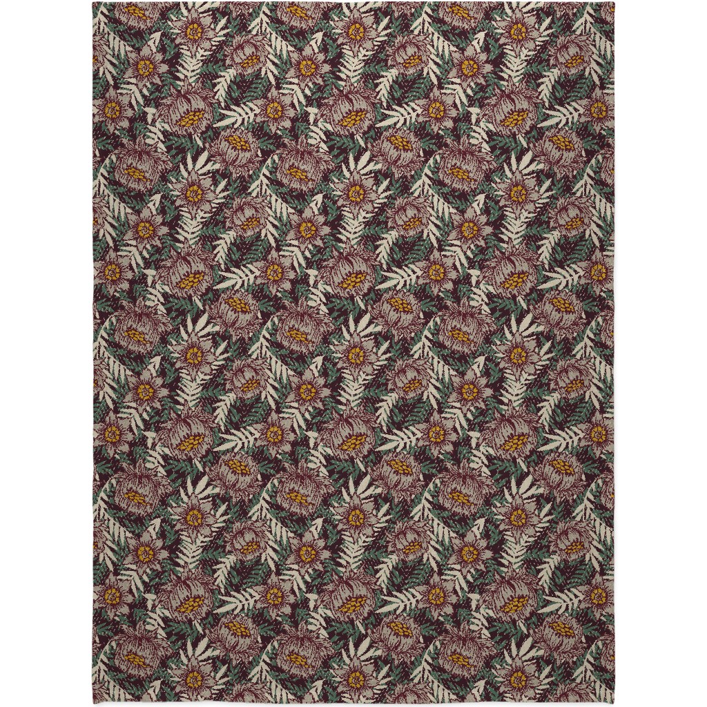 Stella Poppy - Multi Blanket, Sherpa, 60x80, Multicolor
