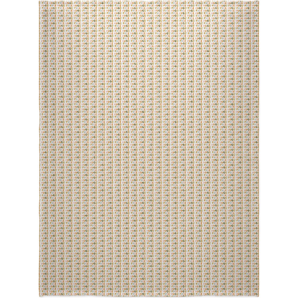 Free Hugs! - Multi Warm Blanket, Sherpa, 60x80, Multicolor