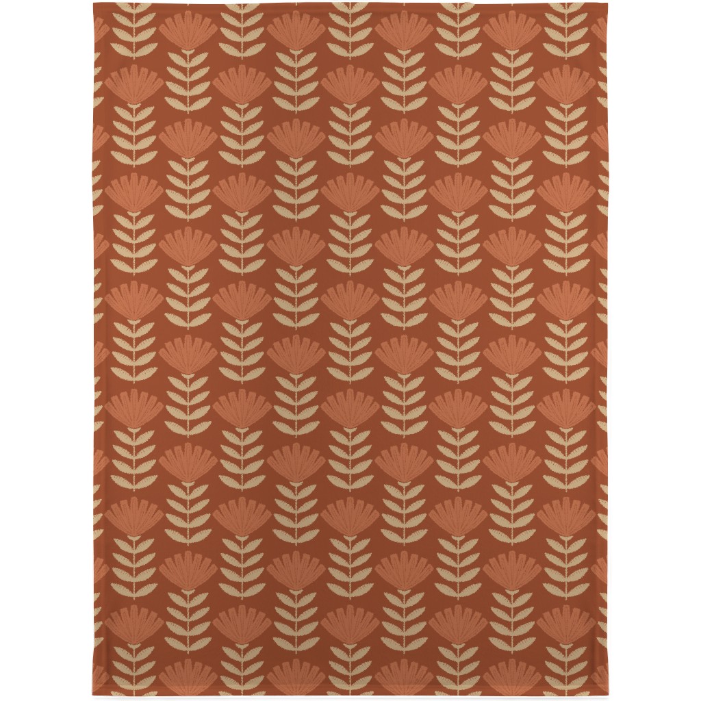 Gloria Blanket, Fleece, 30x40, Red, Maple