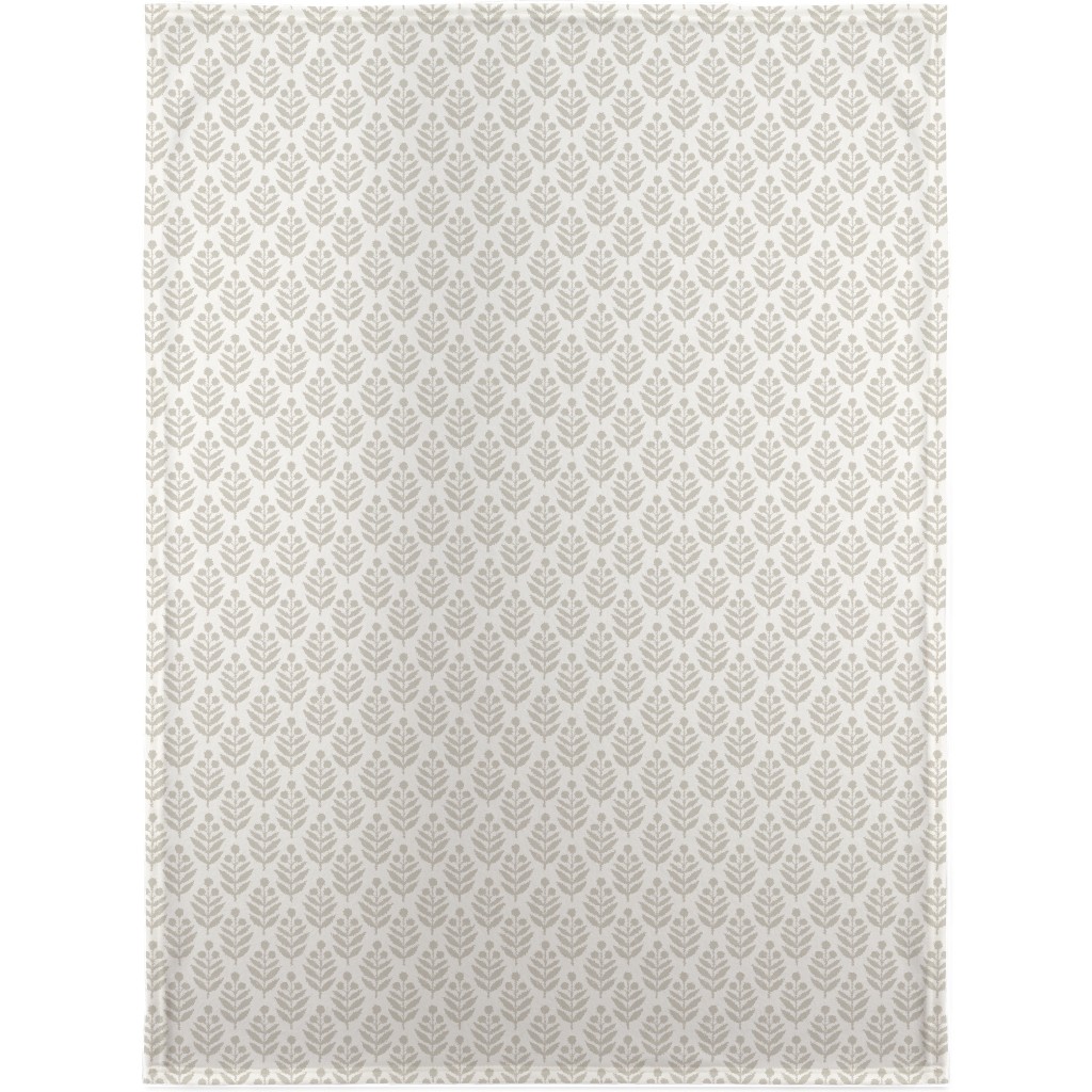 Lotti Quiet Blanket, Fleece, 30x40, Beige, Silver Lining