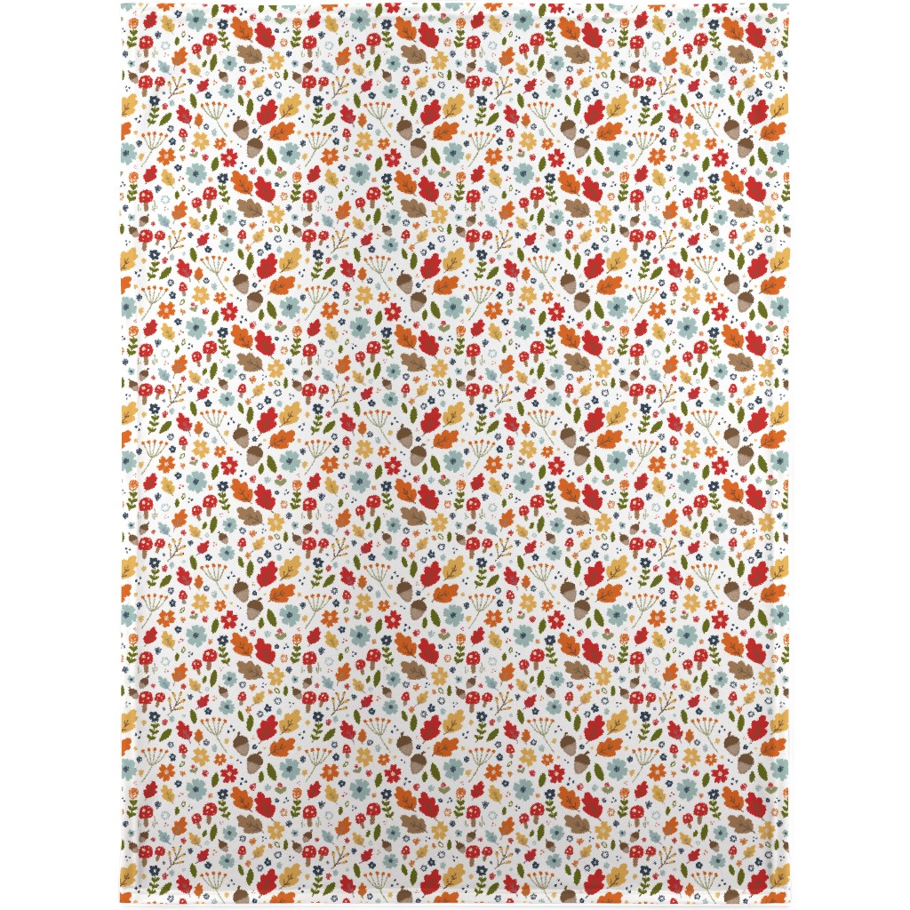 Woodland Floral - Multi Blanket, Fleece, 30x40, Multicolor