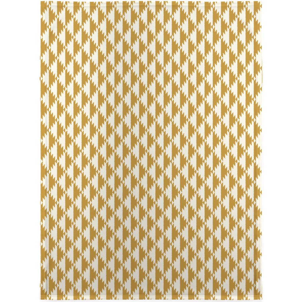 Tribal - Gold Blanket, Fleece, 30x40, Yellow