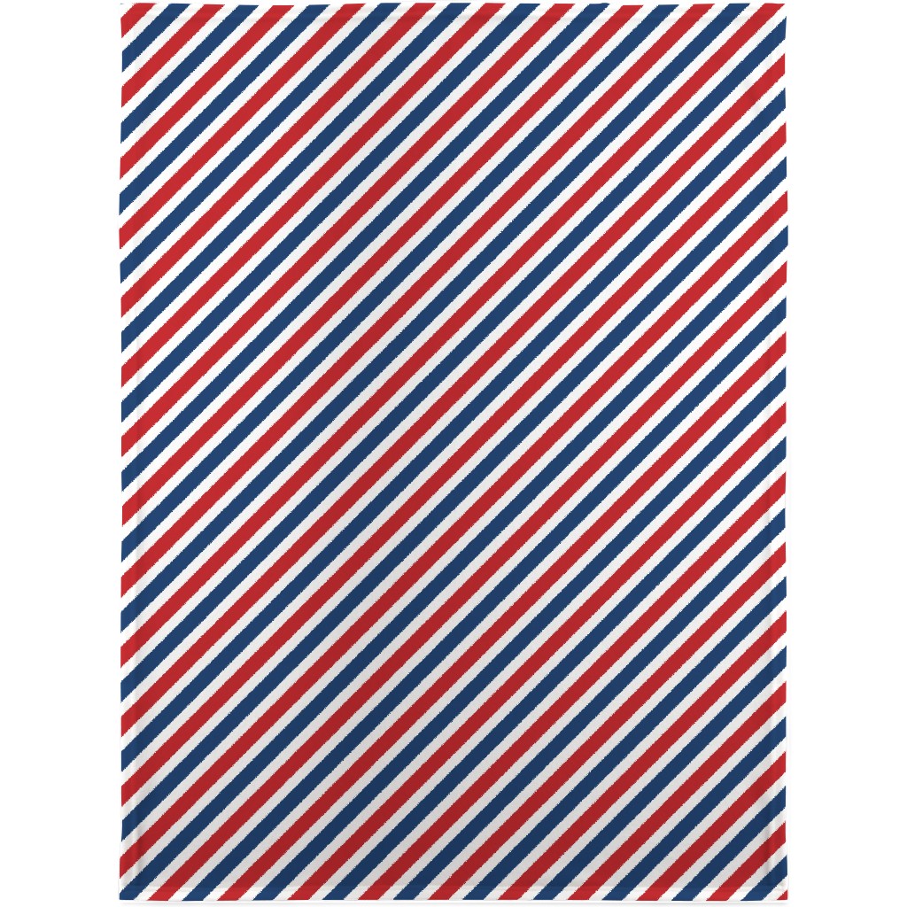 American Stripes Diagonal - Multi Blanket, Fleece, 30x40, Multicolor