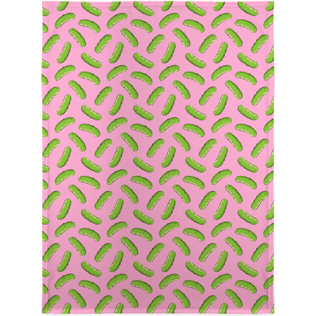 Pickles - Pink Blanket, Fleece, 30x40, Pink