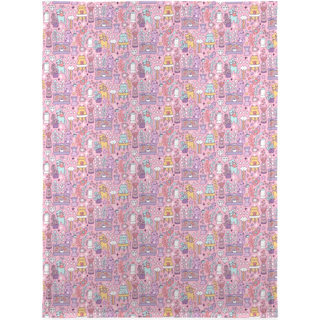 Super Soft Blanket- Pastel Plaid
