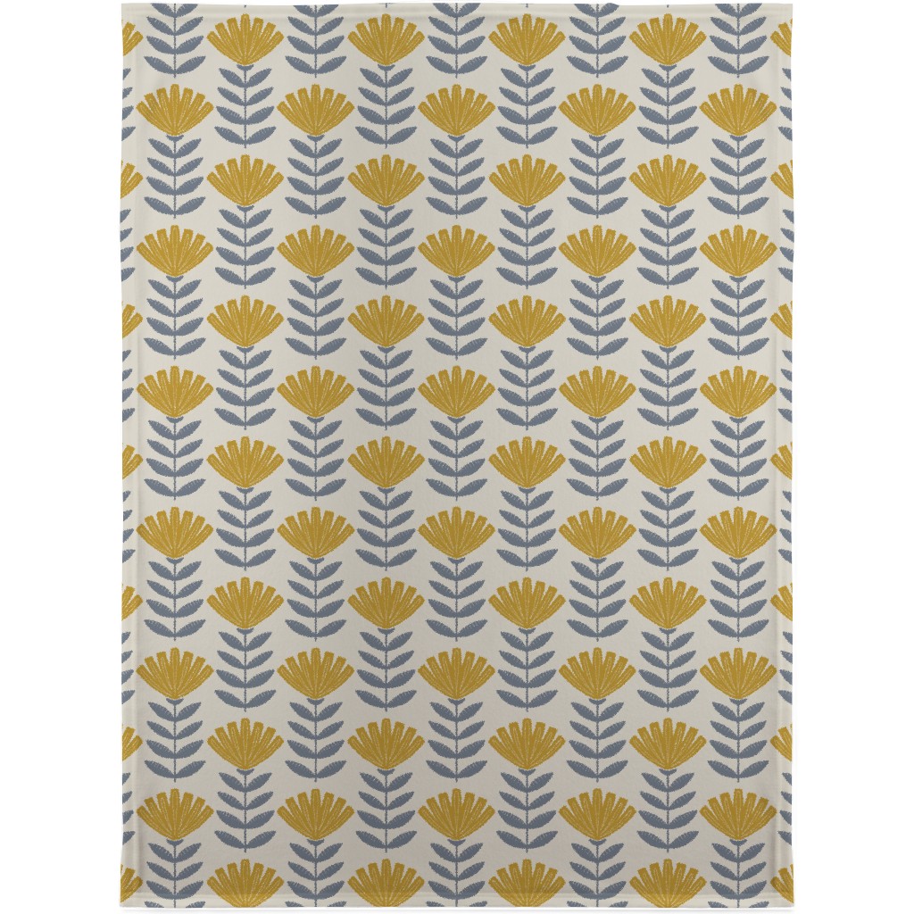 Gloria Blanket, Plush Fleece, 30x40, Multicolor, Pebble