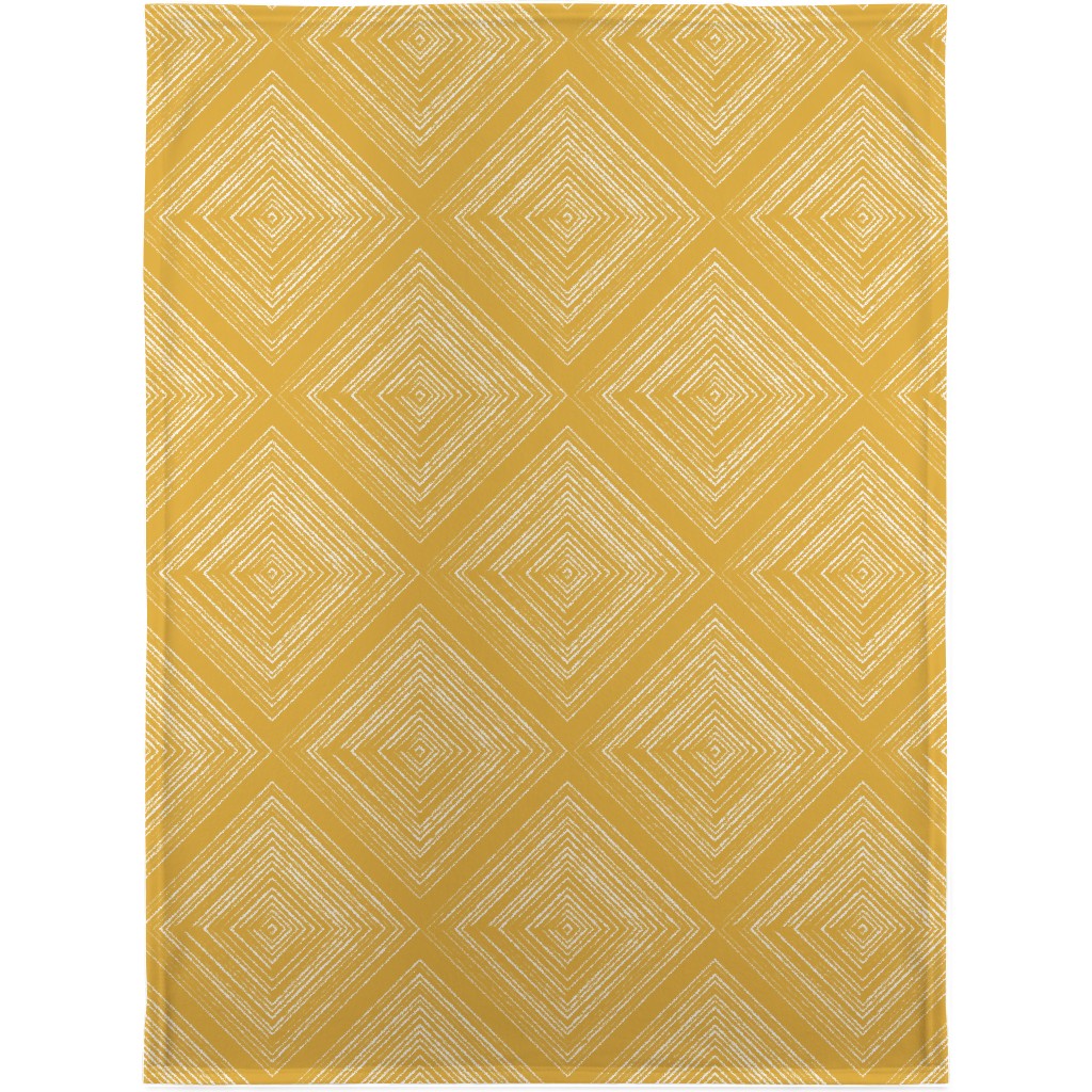 Modern Farmhouse - Mustard Blanket, Plush Fleece, 30x40, Yellow, Classic Yellow