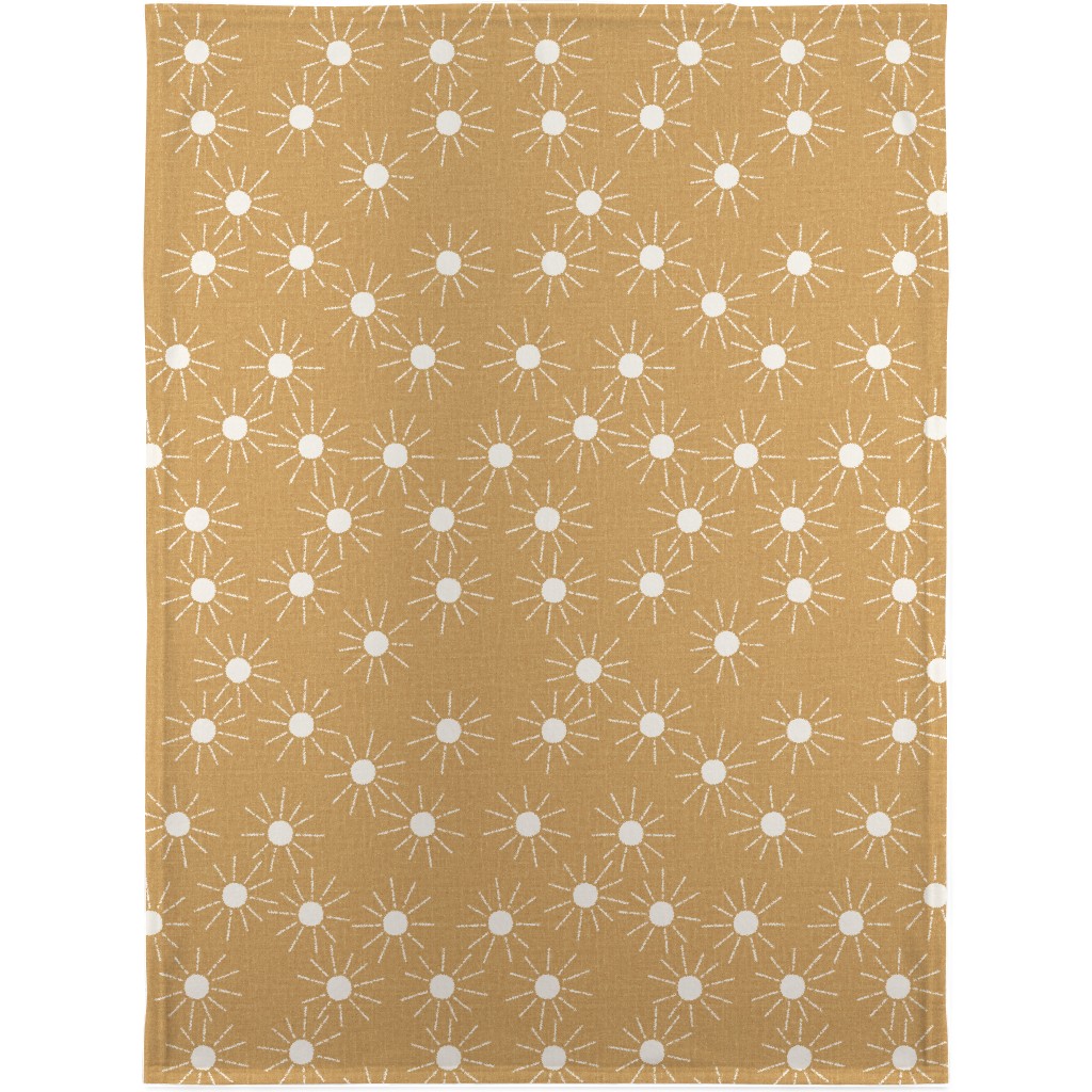 Summer Sunshine - Mustard Yellow Blanket, Plush Fleece, 30x40, Yellow, Classic Yellow