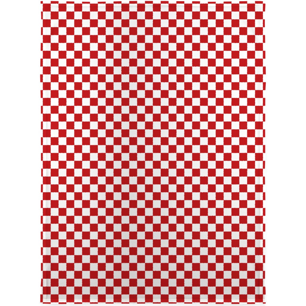 Red And White Blanket