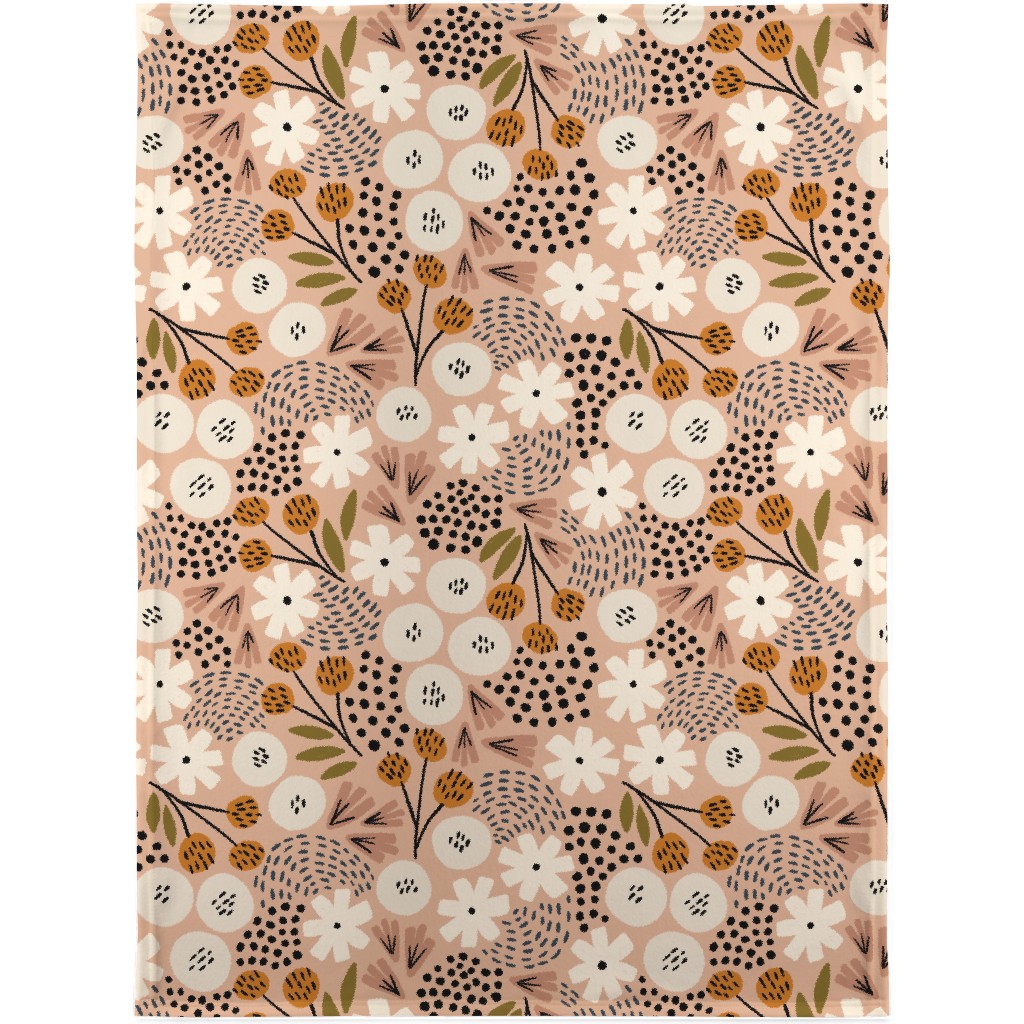 Phyllis - Pink Blanket, Sherpa, 30x40, Pink, Bright Pink