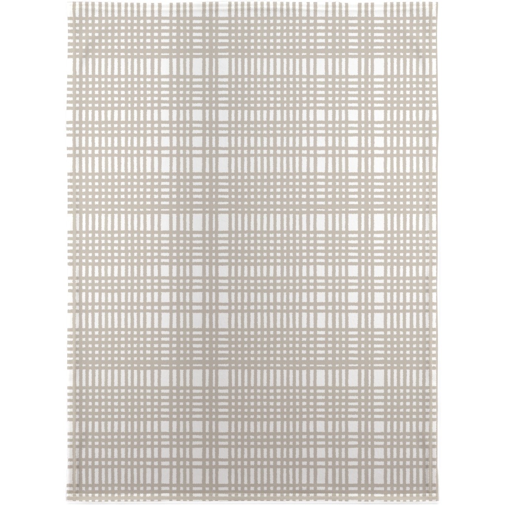 Loose Weave Blanket, Sherpa, 30x40, Gray