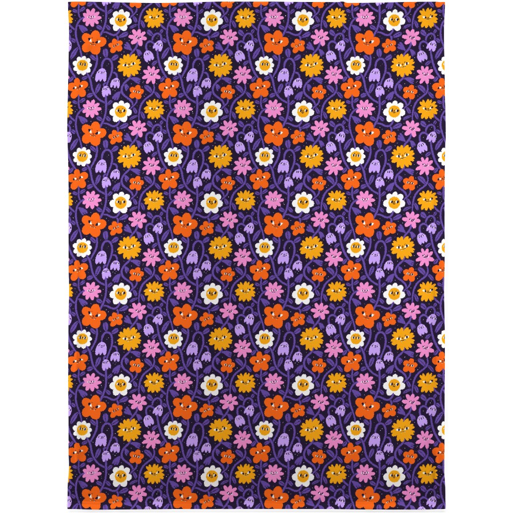 Extremely Wicked, Evil and Vile Halloween Garden - Purple Blanket, Sherpa, 30x40, Purple