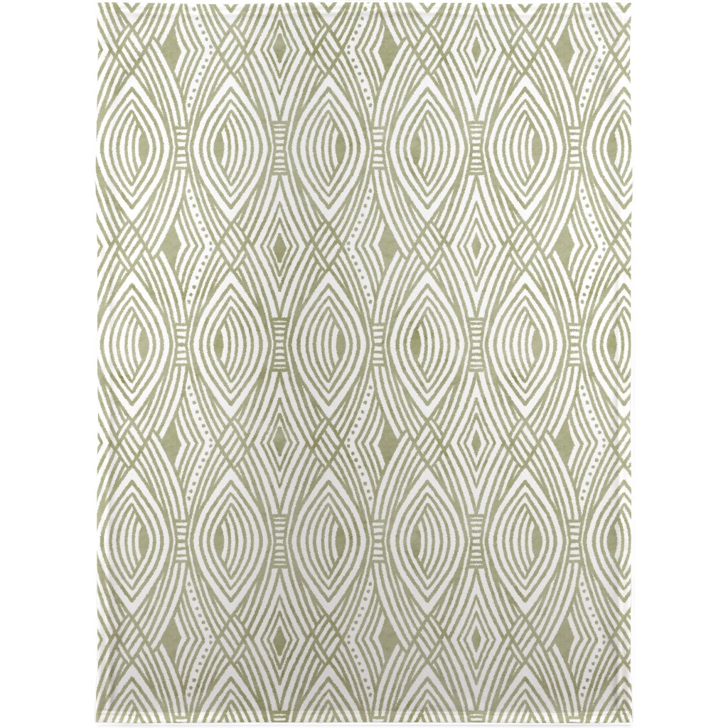 Katherine - Green Blanket, Sherpa, 30x40, Green, Classic Green