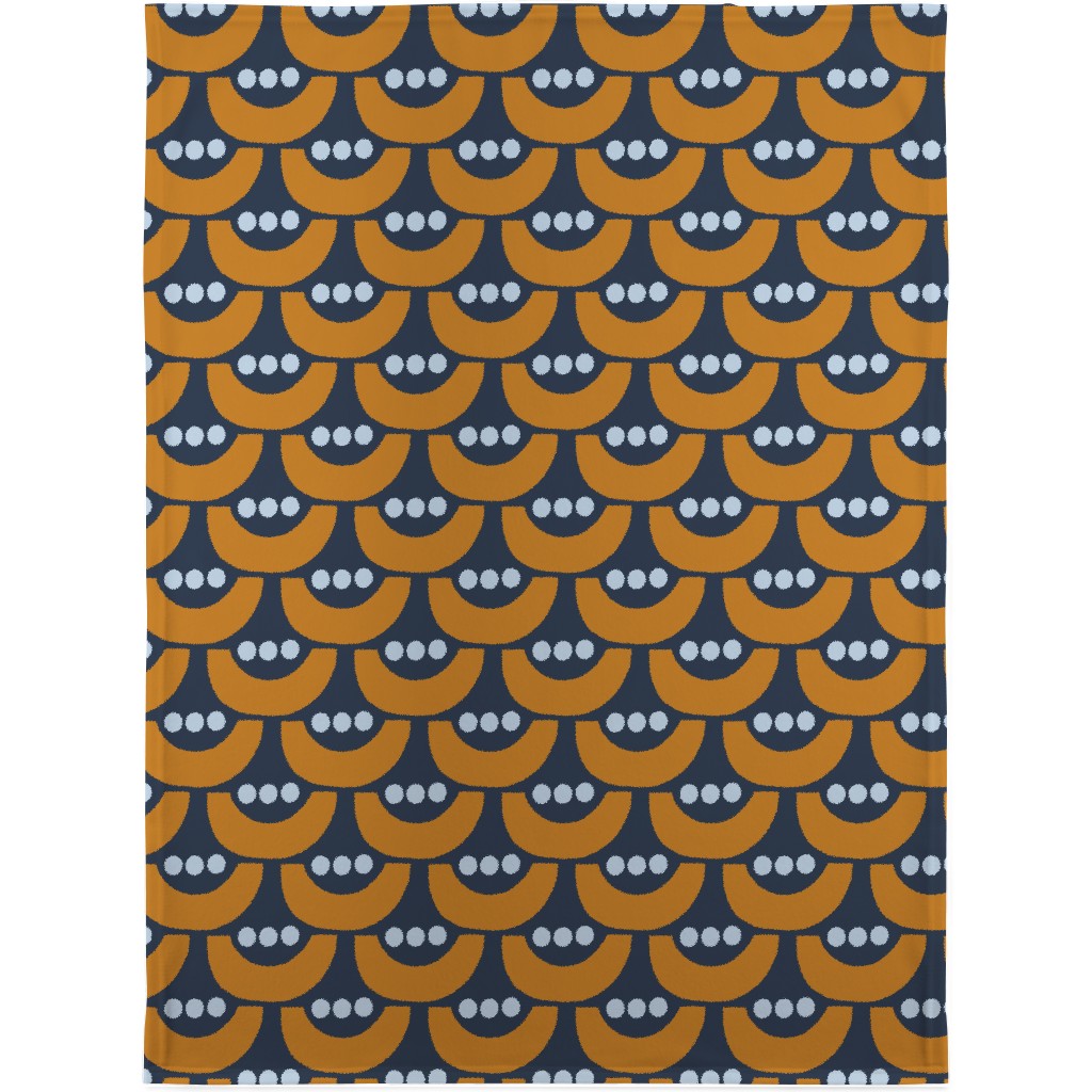 Tulip Blanket, Sherpa, 30x40, Blue, Navy